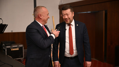 FOTO: Tomio Okamura a Karel Voříšek.