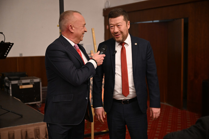 Tomio Okamura a Karel Voříšek. 