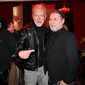 Koncert si nenechal ujít ani jeho kolega Viktor Dyk. 