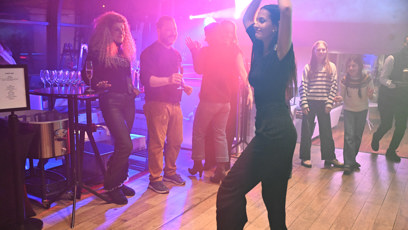 FOTO: Herečka Ben Ahmed Ines řádila na parketu.