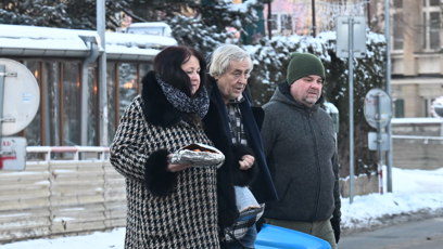 FOTO: Na smuteční kar dorazil i Zdeněk Žák.