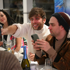 Roman Tomeš ve svém živlu. 