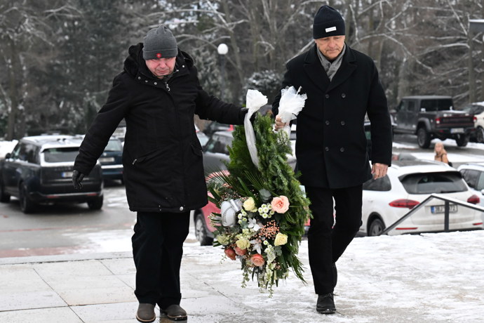 Rodina a přátelé se loučí s Pavlem Nečasem. 