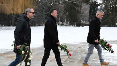 FOTO: Rodina a přátelé se v Brně loučí s hercem Pavlem Nečasem. Vladimír Šmicer dorazil spolu s Matoušem Rajmontem.