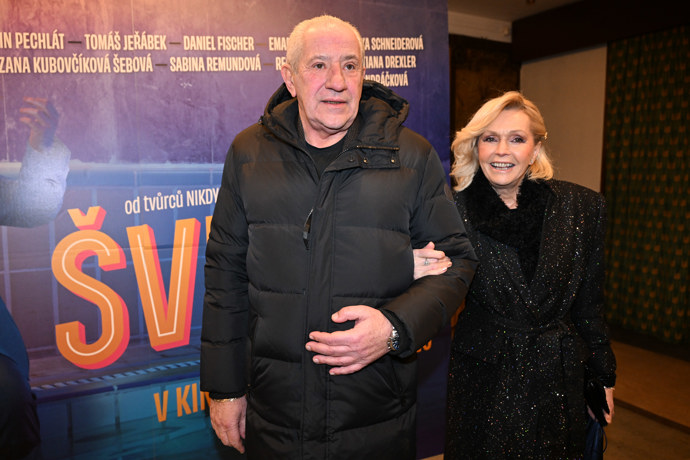 Helena Vondráčková a Martin Michal dorazili v dobré náladě.