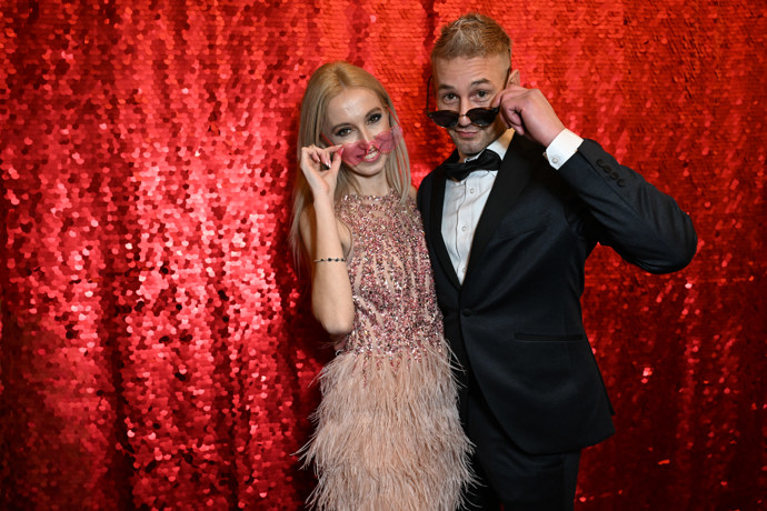 Dvojice měli skvělou náladu.