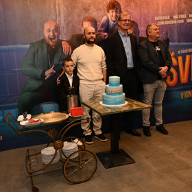 Tomáš Jeřábek na premiéře filmu Šviháci.
