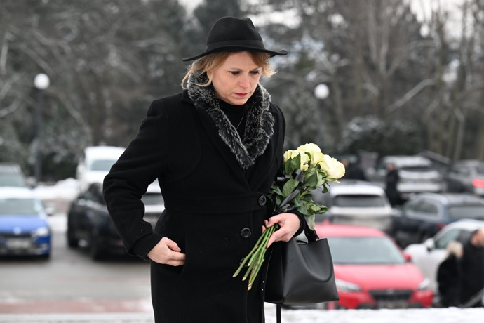 Rodina a přátelé se v Brně loučí s hercem Pavlem Nečasem. 