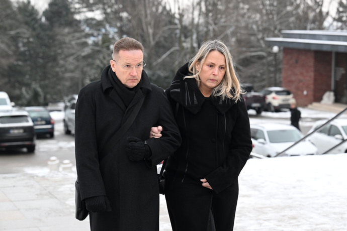 Rodina a přátelé se v Brně loučí s hercem Pavlem Nečasem. 