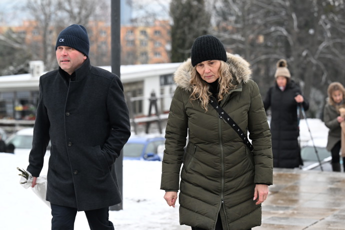 Rodina a přátelé se v Brně loučí s hercem Pavlem Nečasem. 