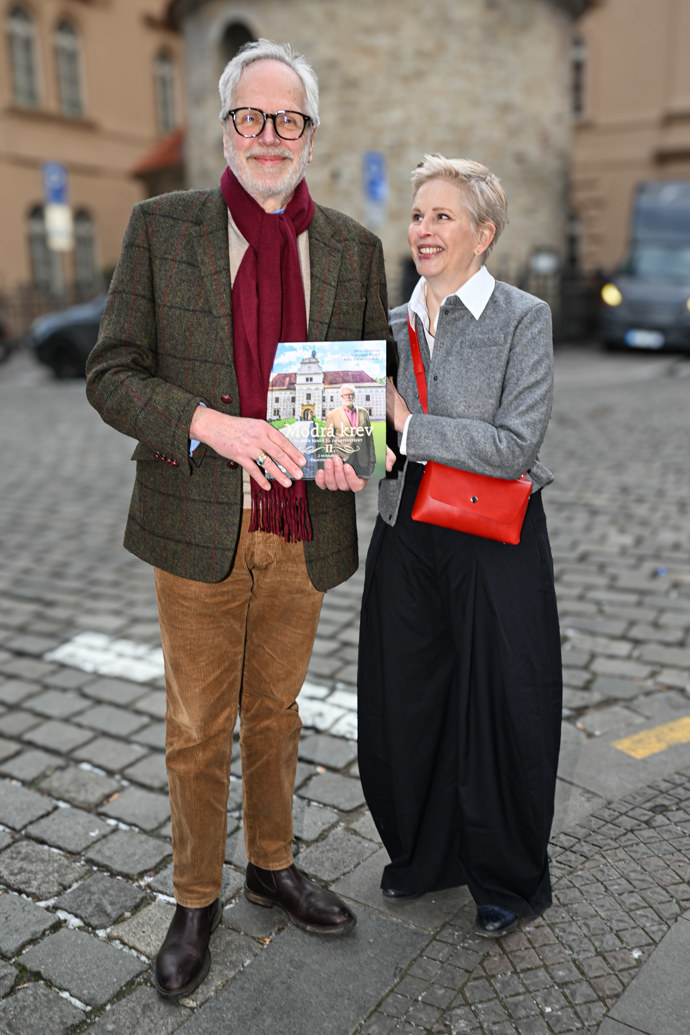 František Kinský se svojí dcerou Barborou.