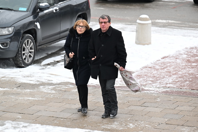 Rodina a přátelé přišli dát sbohem Pavlu Nečasovi.