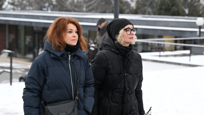 FOTO: Kristýna Kociánová a Alžbeta Stanková přišly dát sbohem Pavlu Nečasovi.