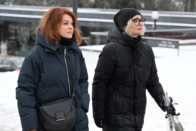 Kristýna Kociánová a Alžbeta Stanková přišly dát sbohem Pavlu Nečasovi.