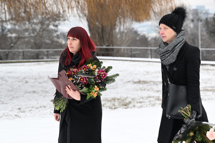 Rodina a přátelé přišli dát sbohem Pavlu Nečasovi.