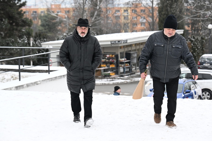 Václav Svoboda přišel dát sbohem Pavlu Nečasovi.