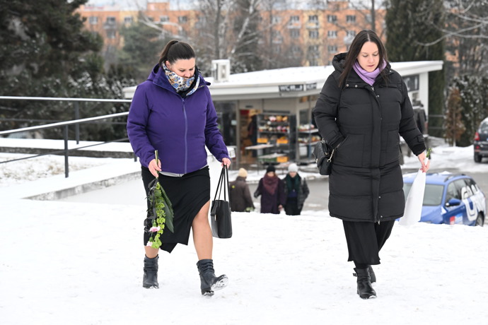 Rodina a přátelé přišli dát sbohem Pavlu Nečasovi.