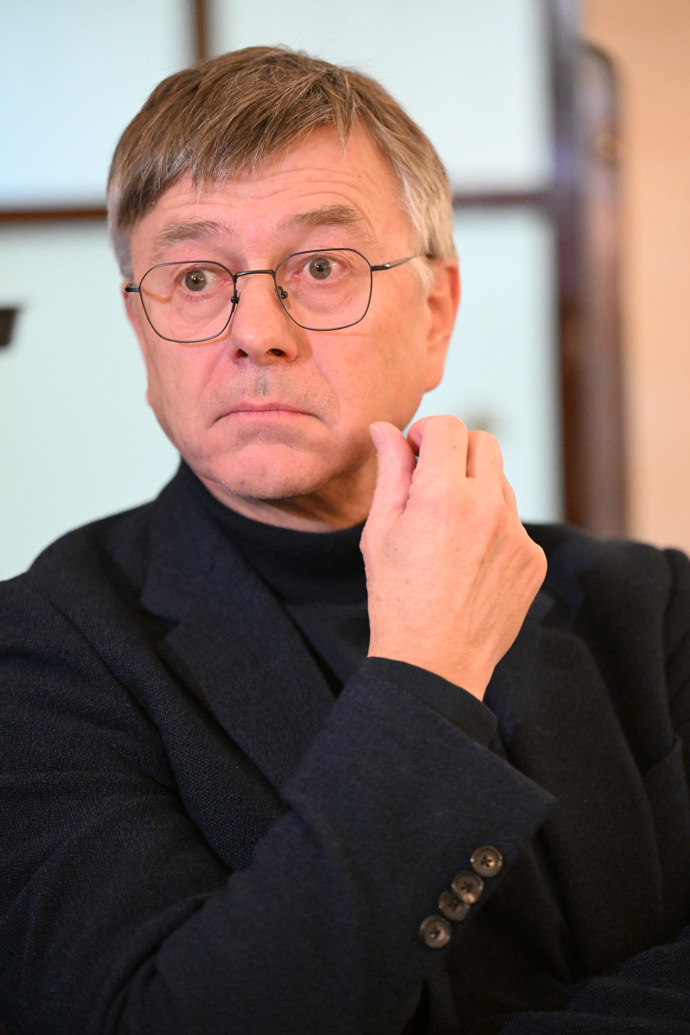 Hynek Chudárek na představení nové série seriálu Modrá krev.