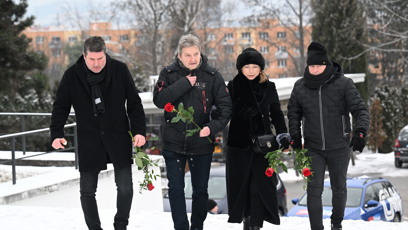 FOTO: Jaromír Bosák přišel dát sbohem Pavlu Nečasovi.