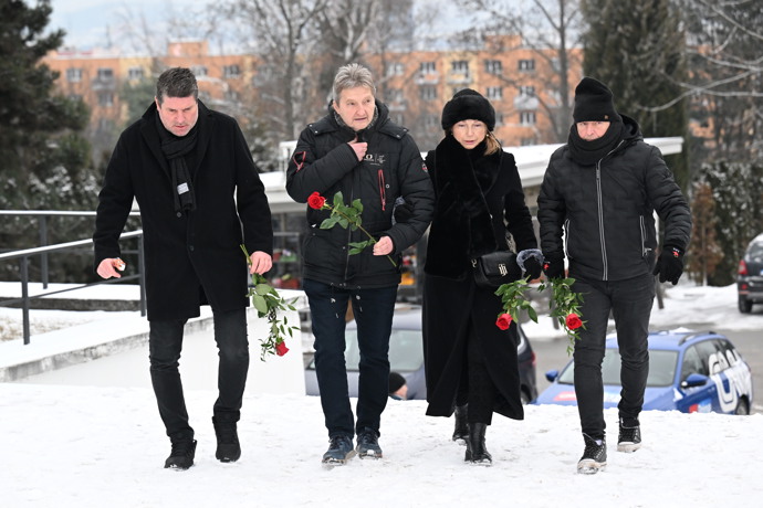 Jaromír Bosák přišel dát sbohem Pavlu Nečasovi.