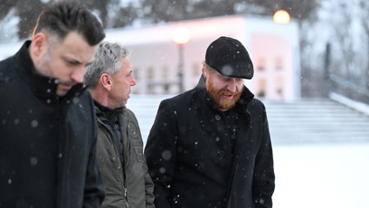 FOTO: Jakub Voráček na posledním rozloučení s hercem Pavlem Nečasem.