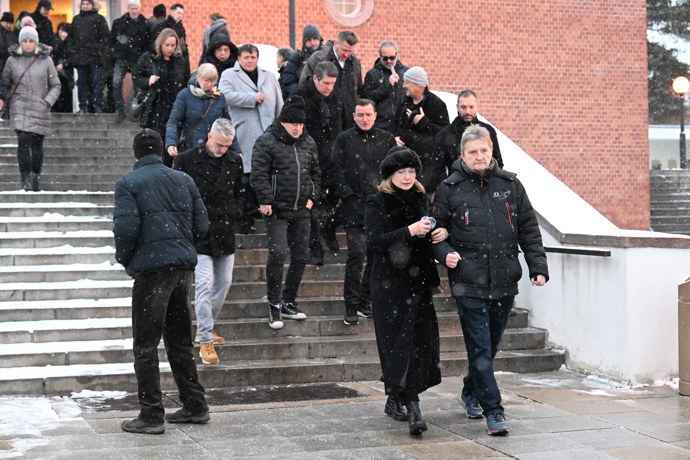 Poslední rozloučení s hercem Pavlem Nečasem proběhlo v Brně.