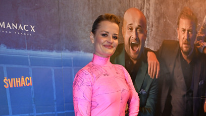 FOTO: Erika Starková vypadala jako růžový bonbonek.