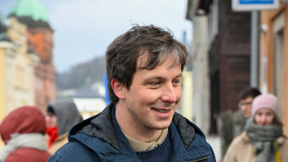 FOTO: Kryštof Bartoš na natáčení nového seriálu.