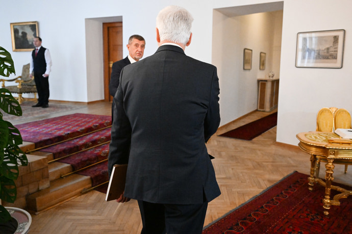 Petr Pavel s Andrejem Babišem.