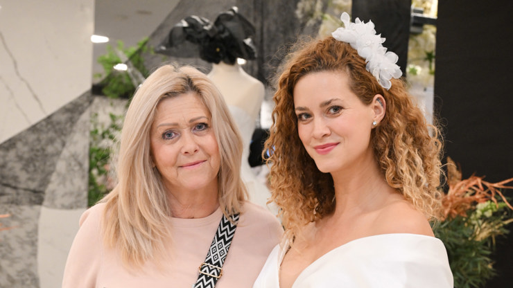 Kateřina Pechová s maminkou.