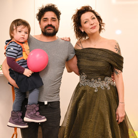 Adéla Elbel s rodinkou.