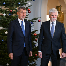 Petr Pavel s Andrejem Babišem.