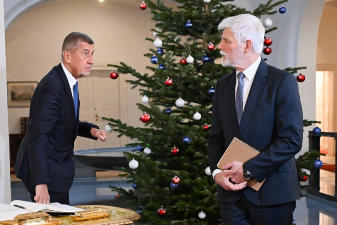 Petr Pavel přivítal Andreje Babiše.