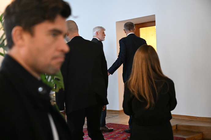 Petr Pavel s Andrejem Babišem odchází. 