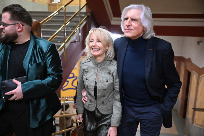 Veronika Žilková se usmívala od ucha k uchu. 