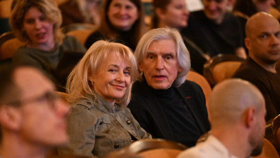 FOTO: Veronika Žilková s partnerem v publiku.