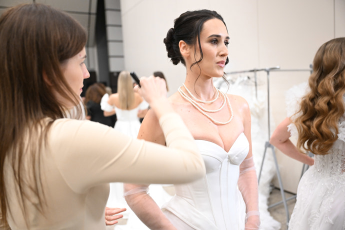 Veronika Beskydiarová během příprav.