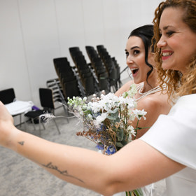 Veronika Beskydiarová a Kateřina Pechová si udělaly selfie.