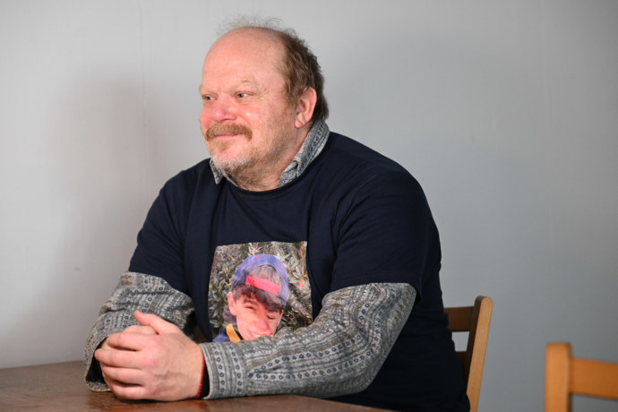 Herec David Novotný.