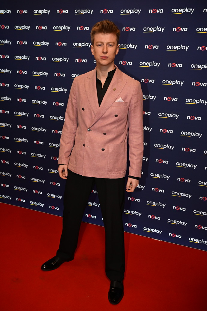 Adam Mišík na premiéře série Metoda Markovič: Straka.