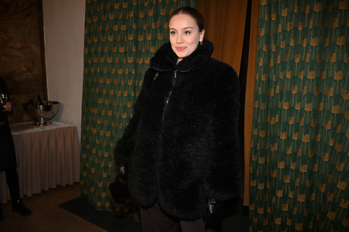 Anna Kadeřávková na premiéře Metoda Markovič: Straka.