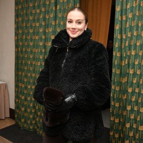 Anna Kadeřávková na premiéře Metoda Markovič: Straka.