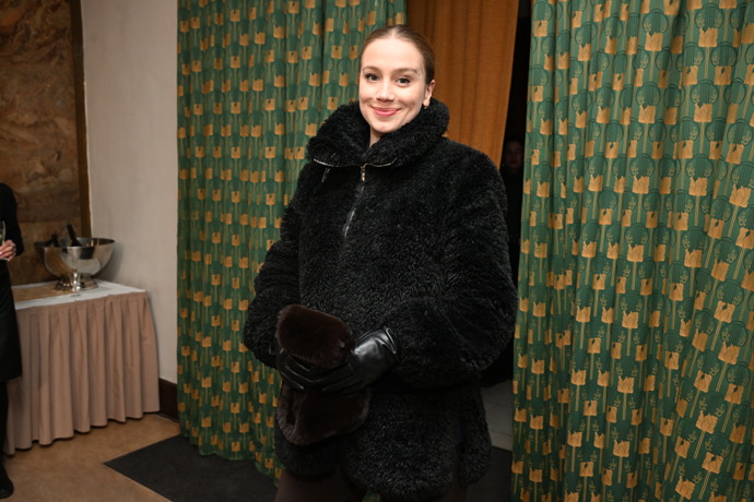 Anna Kadeřávková na premiéře Metoda Markovič: Straka.