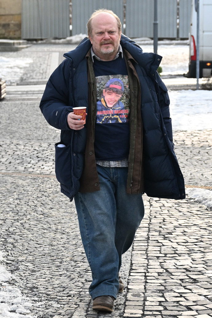 David Novotný na place.