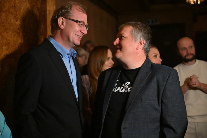 Tomáš Jeřábek s Martinem Pechlátem.