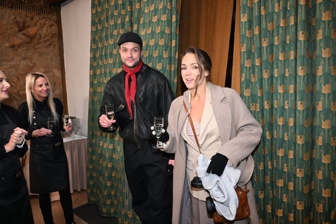 Lucie Vondráčková uvítala welcome drink.