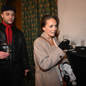 Lucie Vondráčková na premiéře série Metoda Markovič: Straka.