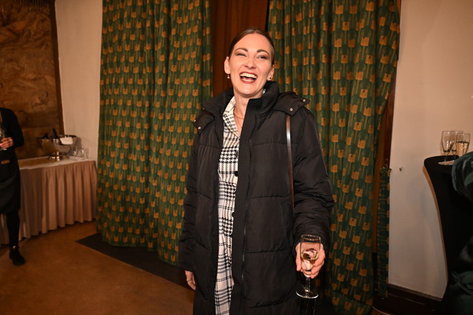 Bára Jánová byla na premiéře série Metoda Markovič: Straka samý úsměv.