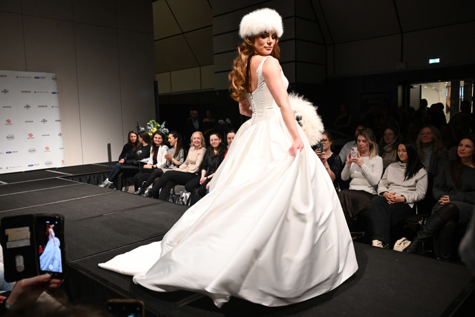 Kristýna Svěchotová na přehlídkovém mole.