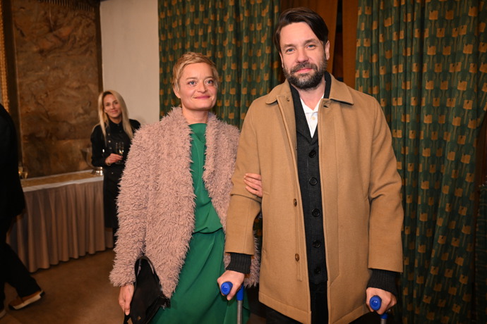 Václav Neužil s manželkou Lenkou.